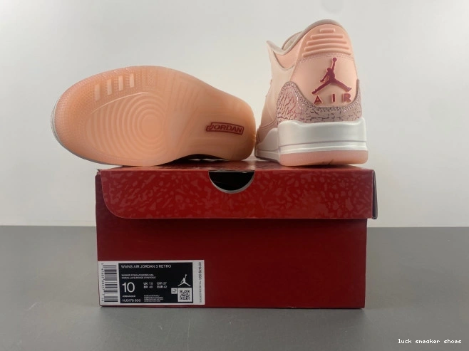 Reps LUCY Valentines Day (W) Air 3 Jordan HJ0178-600 0811
